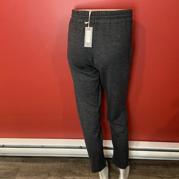 COUPE ESSENTIALS Women's Heather Charcoal Knit Drawstring Pant -Size Small - NWT - Picture 2 of 3